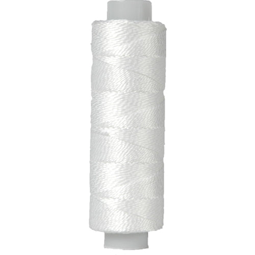 Perle (Pearl) Cotton Thread - Size 8 - White - 75 Yard Spools